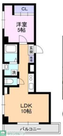 シャトレ中野新橋の物件間取画像